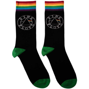 PINK FLOYD RAINBOW SOCKS: CIRCLE LOGO (UK SIZE 7 - 11)