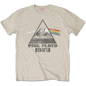 PINK FLOYD 73 RETRO PYRAMIDS VEGAS GOLD TEE