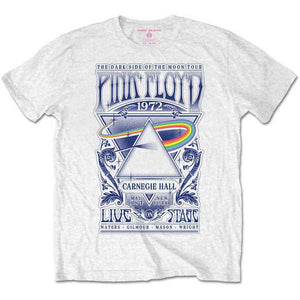 PINK FLOYD WHITE CARNEGIE HALL TEE