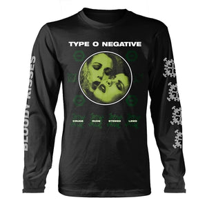 TYPE O NEGATIVE CRUDE GEARS LONGSLEEVE TEE