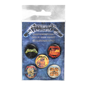 METALLICA BUTTON BADGE PACK SINGLES