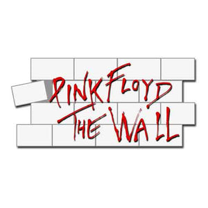 PINK FLOYD PIN BADGE: THE WALL LOGO
