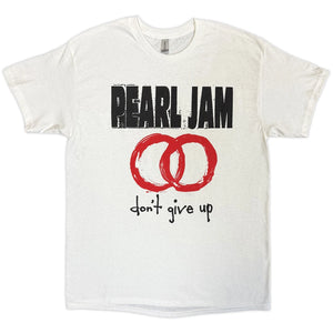 PEARL JAM DONT GIVE UP WHITE TEE