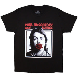 PAUL MCARTNEY RED ROSE SPEEDWAY BLACK TEE