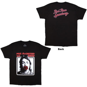 PAUL MCARTNEY RED ROSE SPEEDWAY BLACK TEE