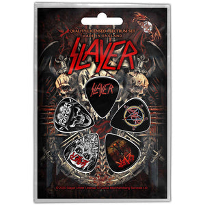 SLAYER GUITAR PICKS PLECTRUM 5 PACK DEMONIC