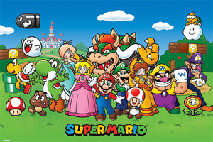 SUPER MARIO CHARACTERS POSTER 66