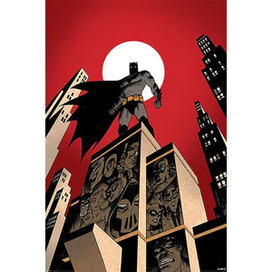 BATMAN VILLAIN SKYLINE POSTER 718