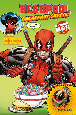 DEADPOOL CEREAL POSTER 533