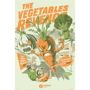 VEGETABLES REVENGE POSTER ILLUSTRATA 389