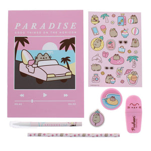 PUSHEEN TROPICAL VACATION SUPER STATIONERY SET