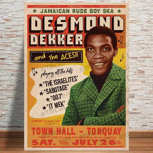 DESMOND DEKKER TORQUAY POSTER 6