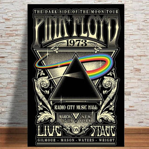 PINK FLOYD 1973 RADIO CITY DSOM TOUR POSTER 45