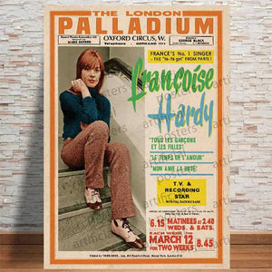 FRANCOISE HARDY LONDON PALLADIUM POSTER 307