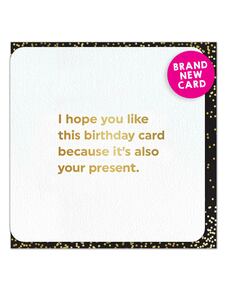 CARD ALSO PRESENT (GOLD FOILED) CARD