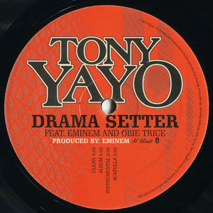 TONY YAYO FEATURING EMINEMAND OBIE TRICE | DRAMA SETTER 12 - US PROMO - GENERIC SLEEVE WITH HYPE STICKER