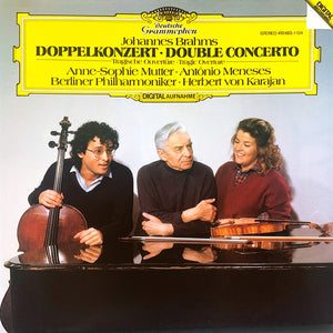 BRAHMS | DOUBLE CONCERTO IN A MINOR / TRAGIC OVERTURE - MUTTER MENESES BPO KARAJAN - GERMAN
