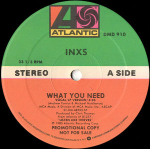 INXS | WHAT YOU NEED - 12 - US PROMO