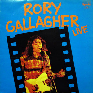RORY GALLAGHER | RORY GALLAGHER LIVE - SAFETY FILM COVER