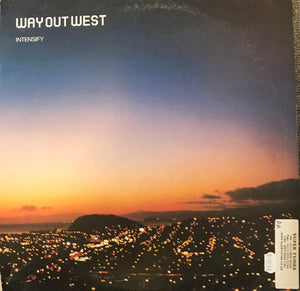 WAY OUT WEST | INTENSIFY 2LP- UK - ROUGH GRAFFITIED COVER - SEAM SPLITS