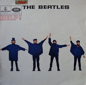 BEATLES | HELP - NZ BLUE PARLOPHONE MONO - ROUGH