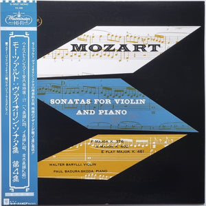 MOZART | SONATAS FOR PIANO AND VIOLIN F MAJ K.376 A MAJ K.402 E FLAT MAJ K.481 - BARYLLI BADURA-SKODA - NO OBI