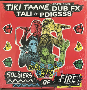 TIKI TAANE / DUB FX / TALI / PDIGSSS | SOLDIERS OF FIRE 12 - RED EDITION