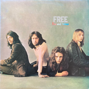 FREE | FIRE AND WATER - 1972 PINK RIM REISSUE