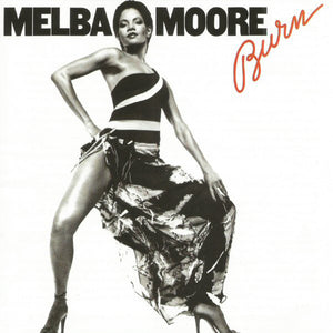 MELBA MOORE | BURN - WRITING ON COVER