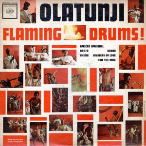OLATUNJI | FLAMING DRUMS - AUTOGRAPHED