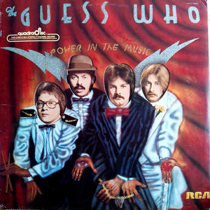 GUESS WHO | POWER IN THE MUSIC - DIE CUT COVER - DELETION CUT