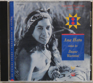 ANA HATO / DEAN WARETINI | LEGENDARY RECORDINGS