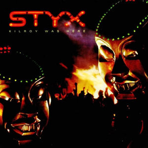 STYX | KILROY WAS HERE - US - STICKER ON COVER