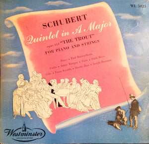 SCHUBERT | QUINTET IN A MAJ (TROUT) - BADURA-SKODA KAMPER KWARDA WEISS HERMANN