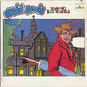 DAVID BOWIE | MAN WHO SOLD THE WORLD - US CARTOON COVER - HAND WRITTEN MATRIX