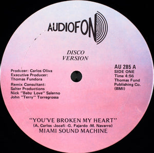 MIAMI SOUND MACHINE | YOU'VE BROKEN MY HEART - 12