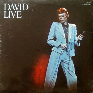 DAVID BOWIE | DAVID LIVE - 2LP - US - ROUGH COVER - WRITING AND DAMAGE ON LABELS