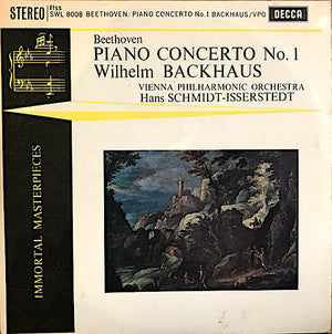 BEETHOVEN | PIANO CONCERTO NO 1 IN C MAJ OP 15 BACKHAUS VPO SCHMIDT-ISSERSTEDT ED1 10 INCH