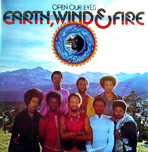 EARTH WIND AND FIRE | OPEN OUR EYES - US - STICKER ON COVER