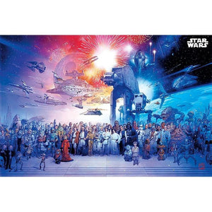 STAR WARS GALAXY POSTER 708