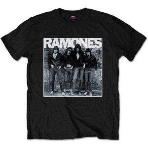 RAMONES GROUP STANDING FIRST ALBUM TEE