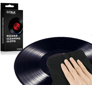 RECORD CLEANING CLOTHS 5 PACK MICROFIBRE GK-R05 SMALL