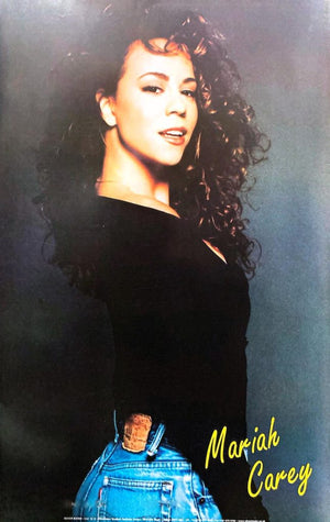 MARIAH CAREY POSTER  RARE  (Published 1990s, some wear) 714