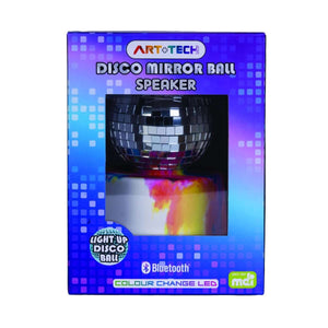 DISCO MIRROR BALL WIRELESS SPEAKER COLOUR CHANGING LED
