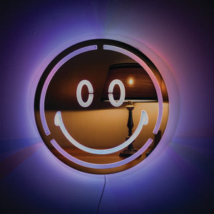 LED MIRROR LIGHT HAPPY FACE