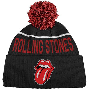 ROLLING STONES BEANIE - POM POM