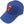 ROLLING STONES BASEBALL CAP: CLASSIC TONGUE MID BLUE
