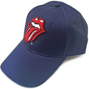 ROLLING STONES BASEBALL CAP: CLASSIC TONGUE NAVY