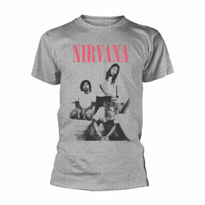 NIRVANA BATHROOM PHOTO GREY TEE