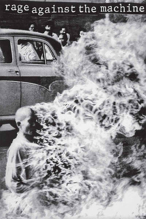 RAGE AGAINST THE MACHINE FLAMING MONK (POSTER) 151